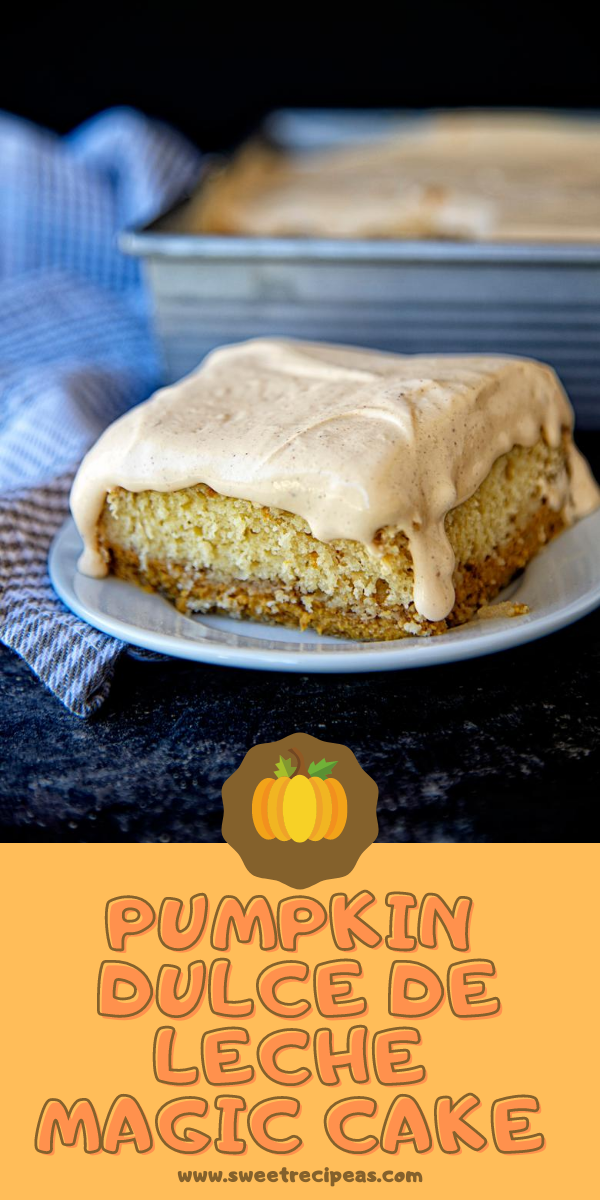 Pumpkin Dulce de Leche Magic Cake