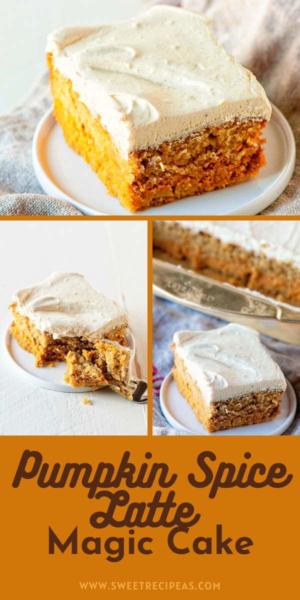 Pumpkin Spice Latte Magic Cake