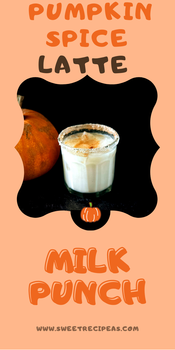 Pumpkin Spice Latte Milk Punch