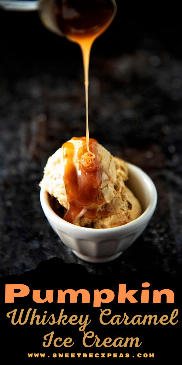 Pumpkin Whiskey Caramel Ice Cream