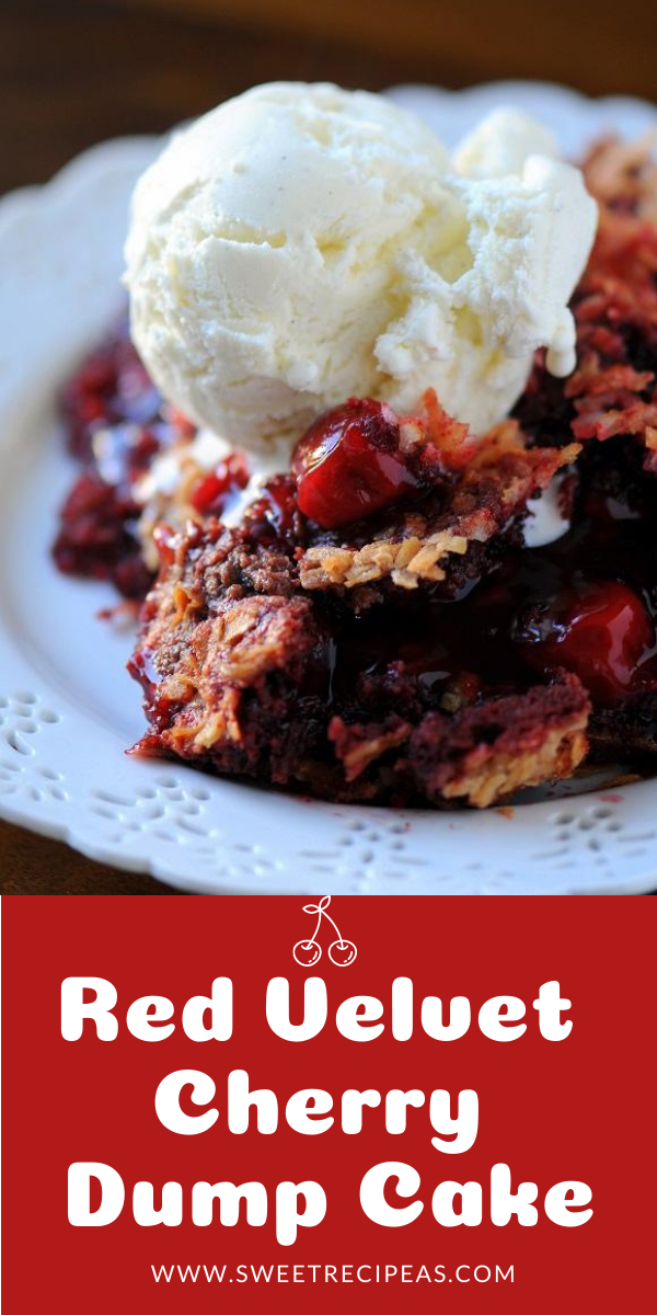 Red Velvet Cherry Dump Cake