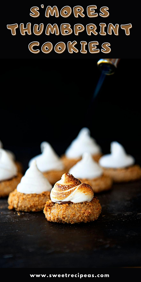 S'mores Thumbprint Cookies