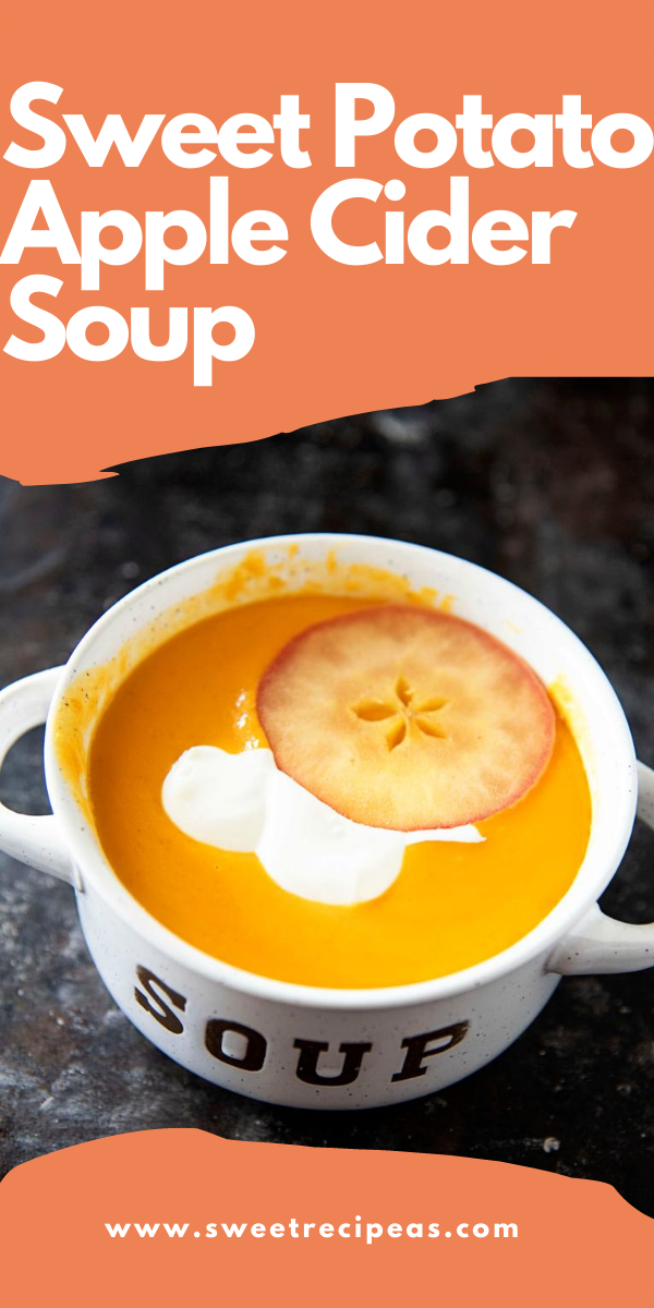 Sweet Potato Apple Cider Soup