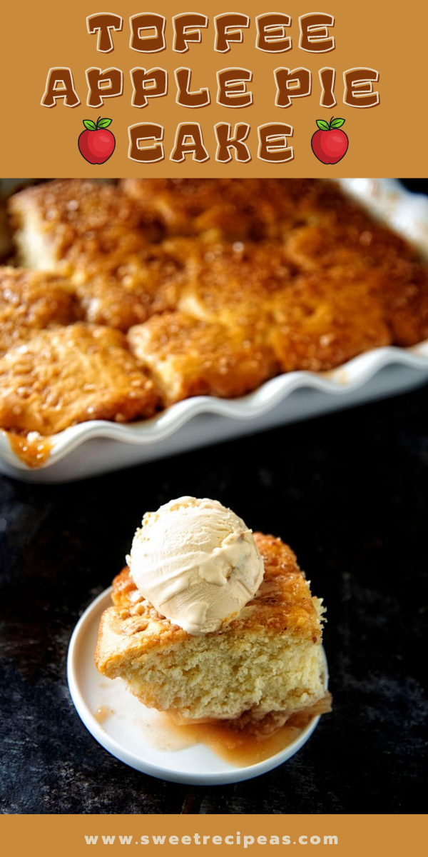 Toffee Apple Pie Cake