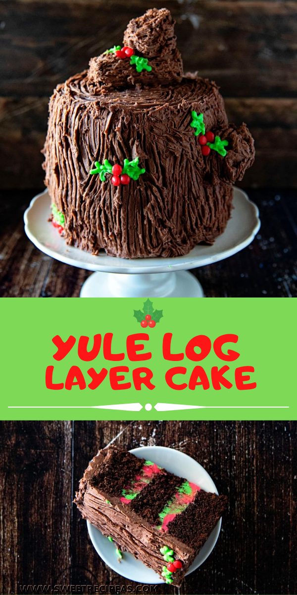 Yule Log Layer Cake