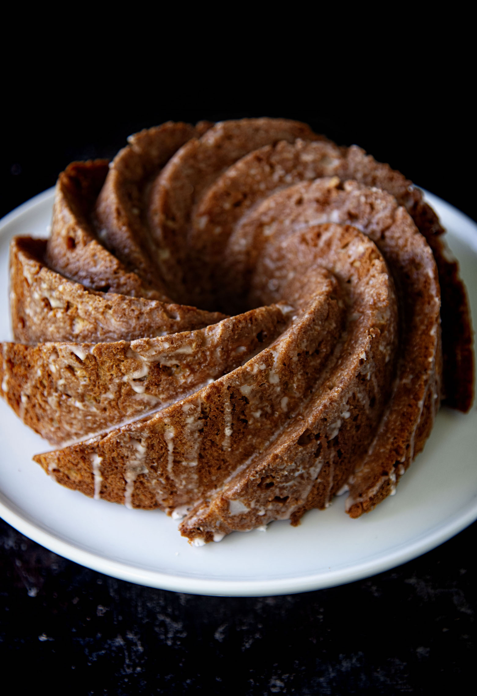 Apple Oatmeal Butterscotch Bundt Cake