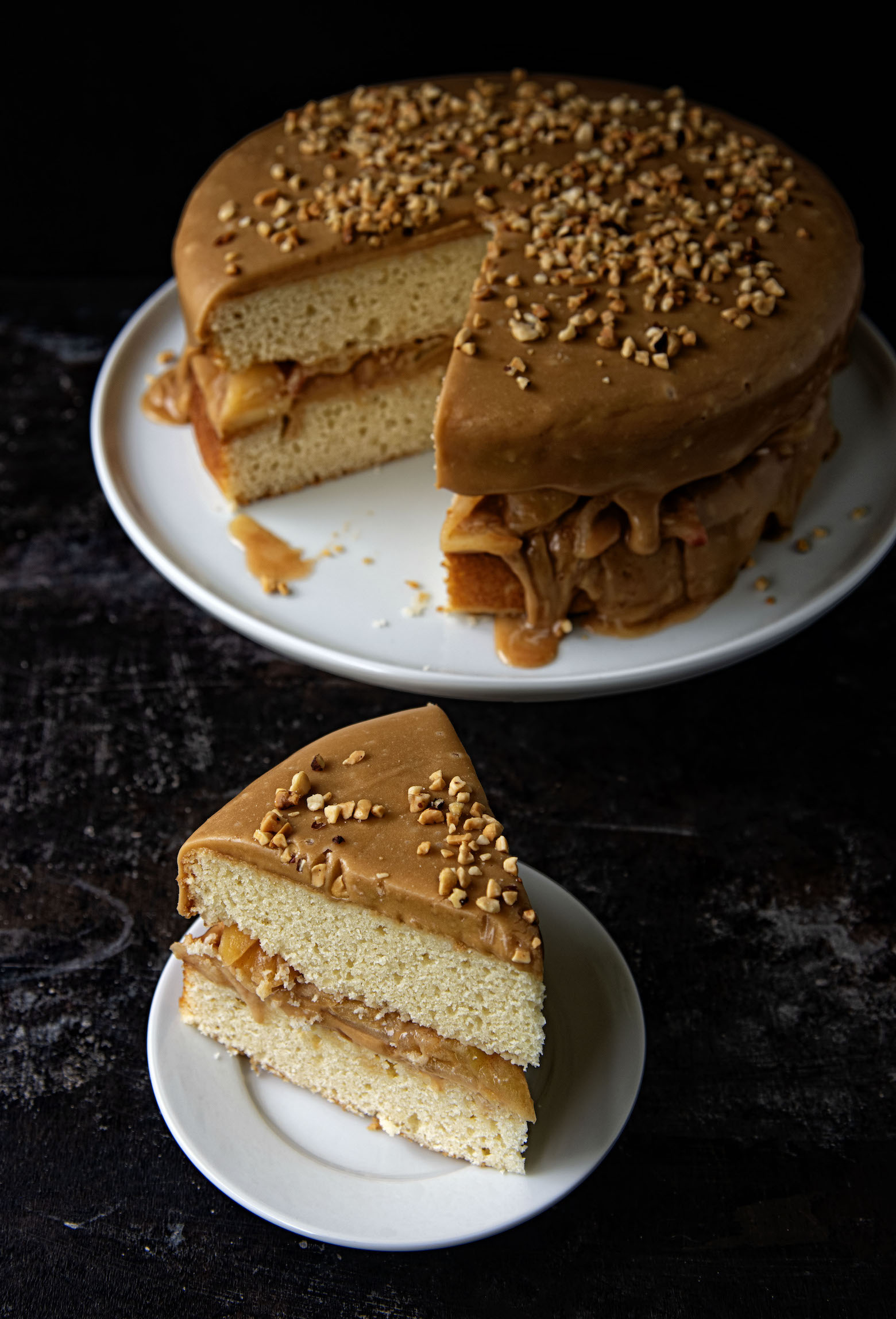 Caramel Apple Cake