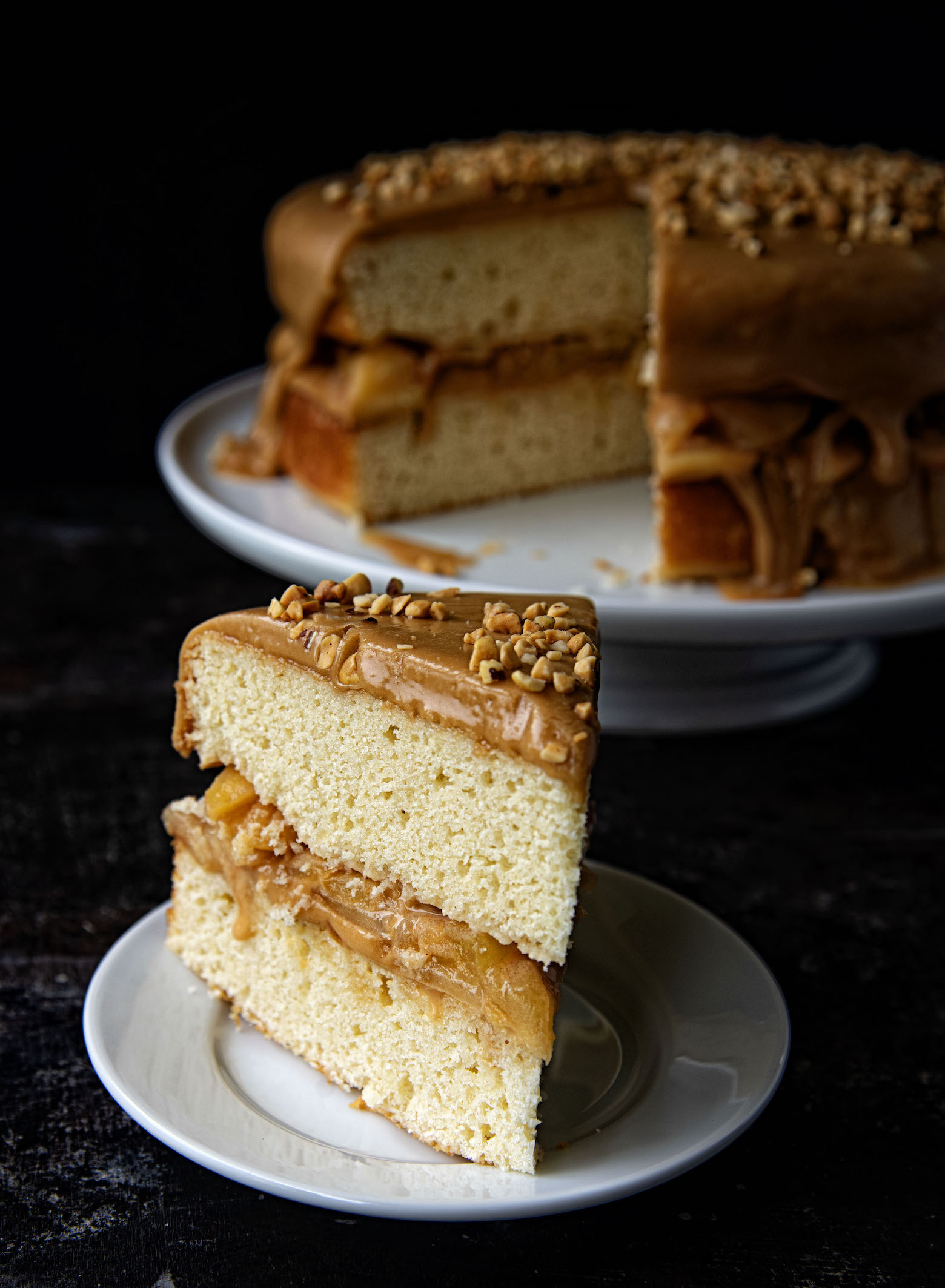 Caramel Apple Cake