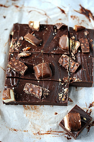 Chocolate Nutella Halloween Candy Fudge