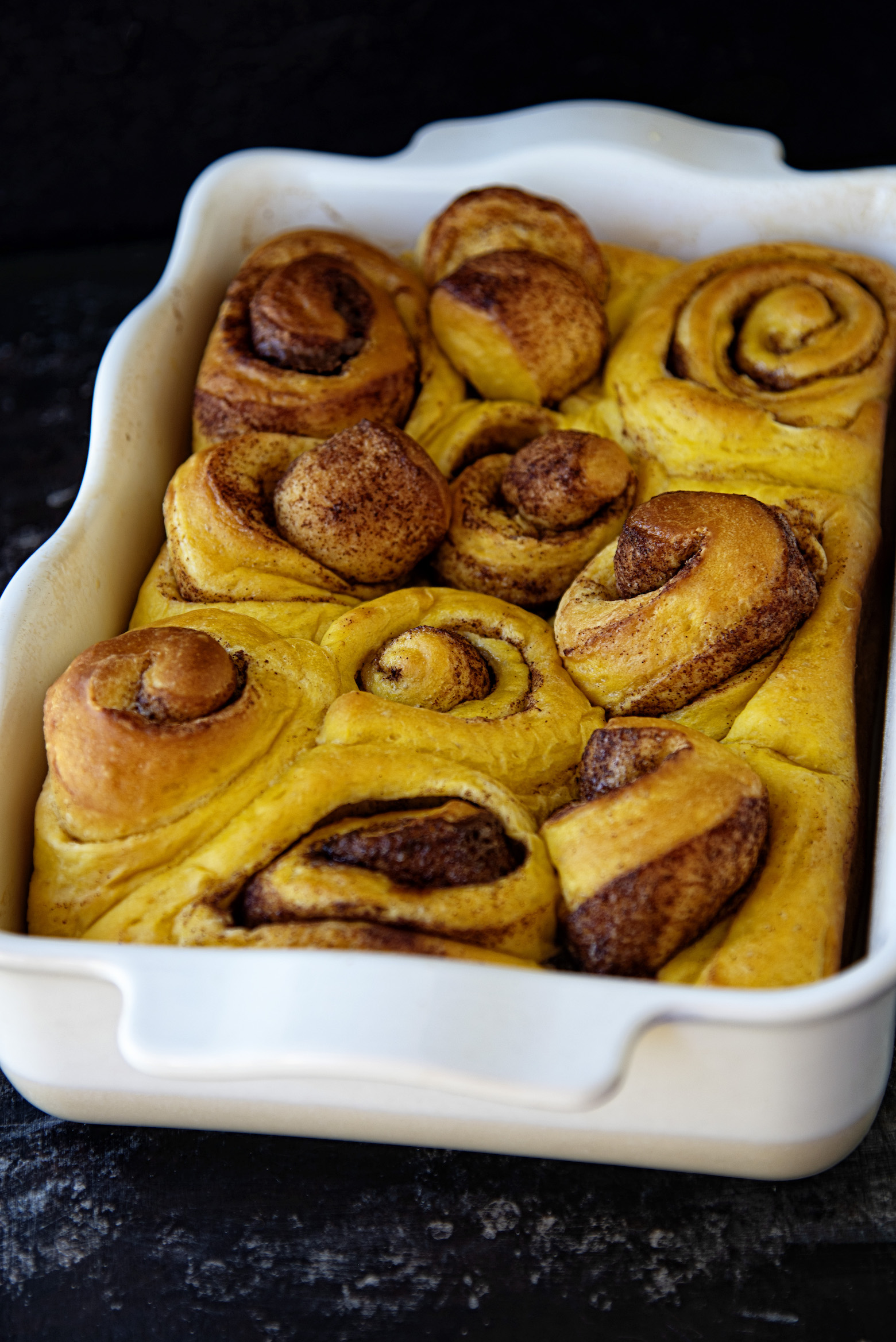 Fireball Whiskey Pumpkin Cinnamon Rolls