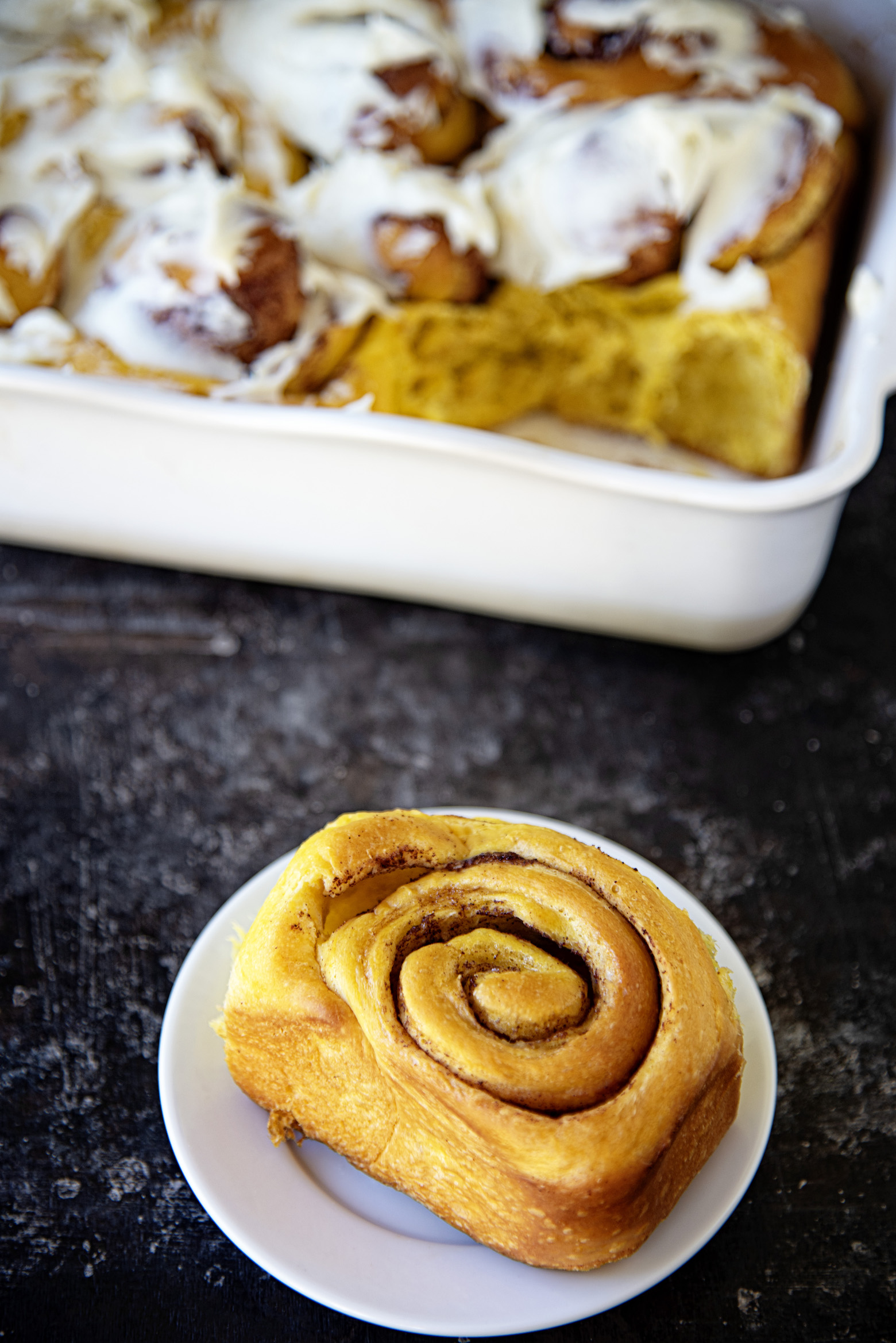 Fireball Whiskey Pumpkin Cinnamon Rolls