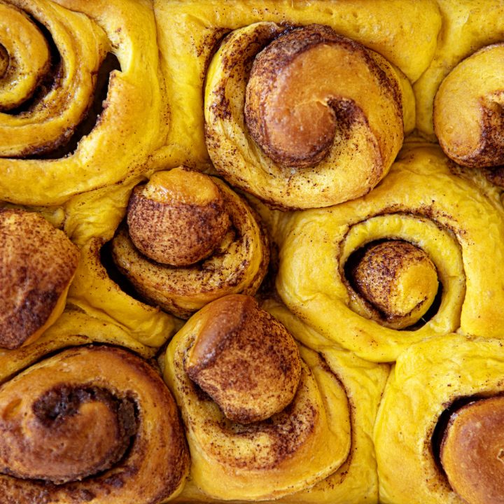 Fireball Whiskey Pumpkin Cinnamon Rolls