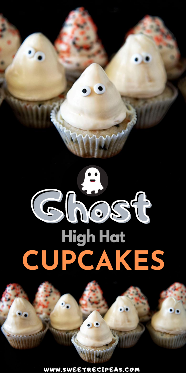 Ghost High Hat Cupcakes
