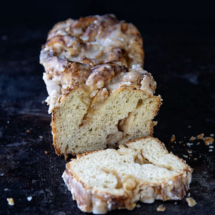 Glazed Apple Crisp Babka