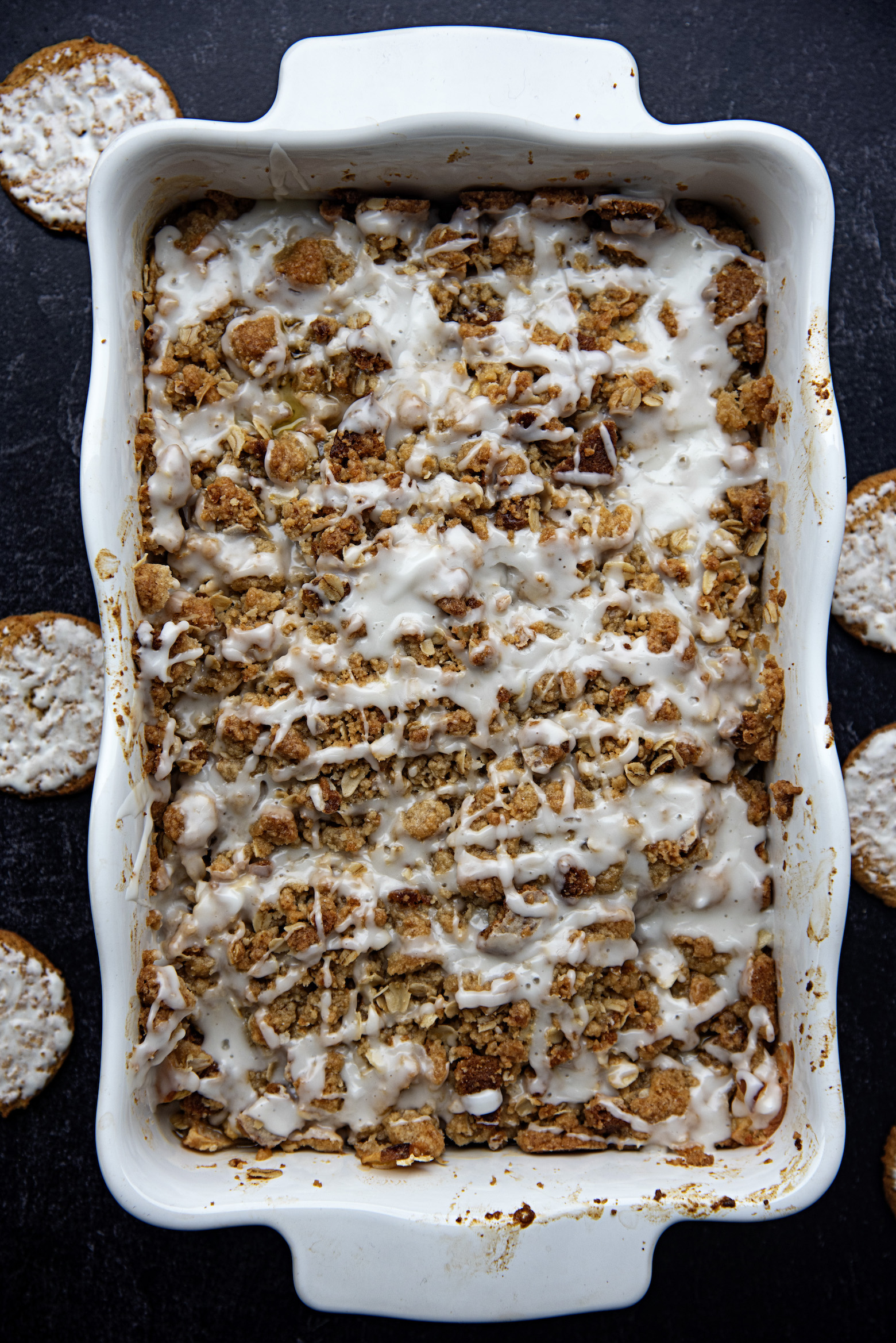 Iced Oatmeal Apple Crisp