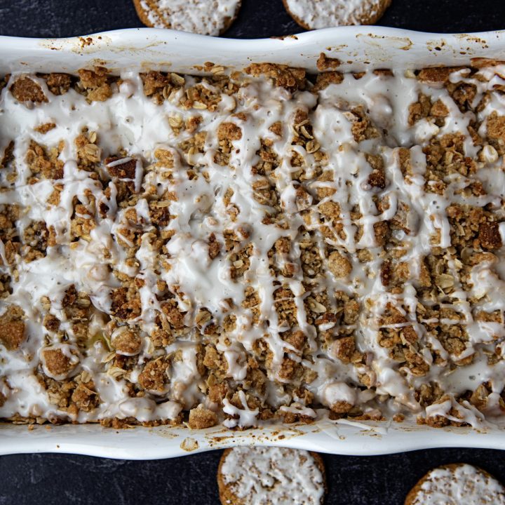 Iced Oatmeal Apple Crisp