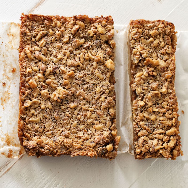 Maple Walnut Bourbon Bars Sweet ReciPEAs