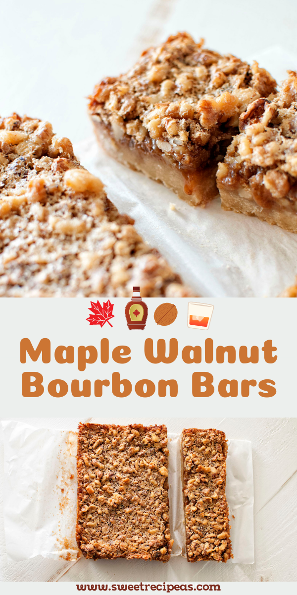 Maple Walnut Bourbon Bars