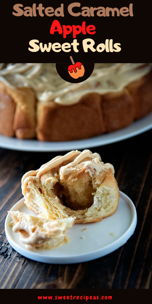 Salted Caramel Apple Sweet Rolls