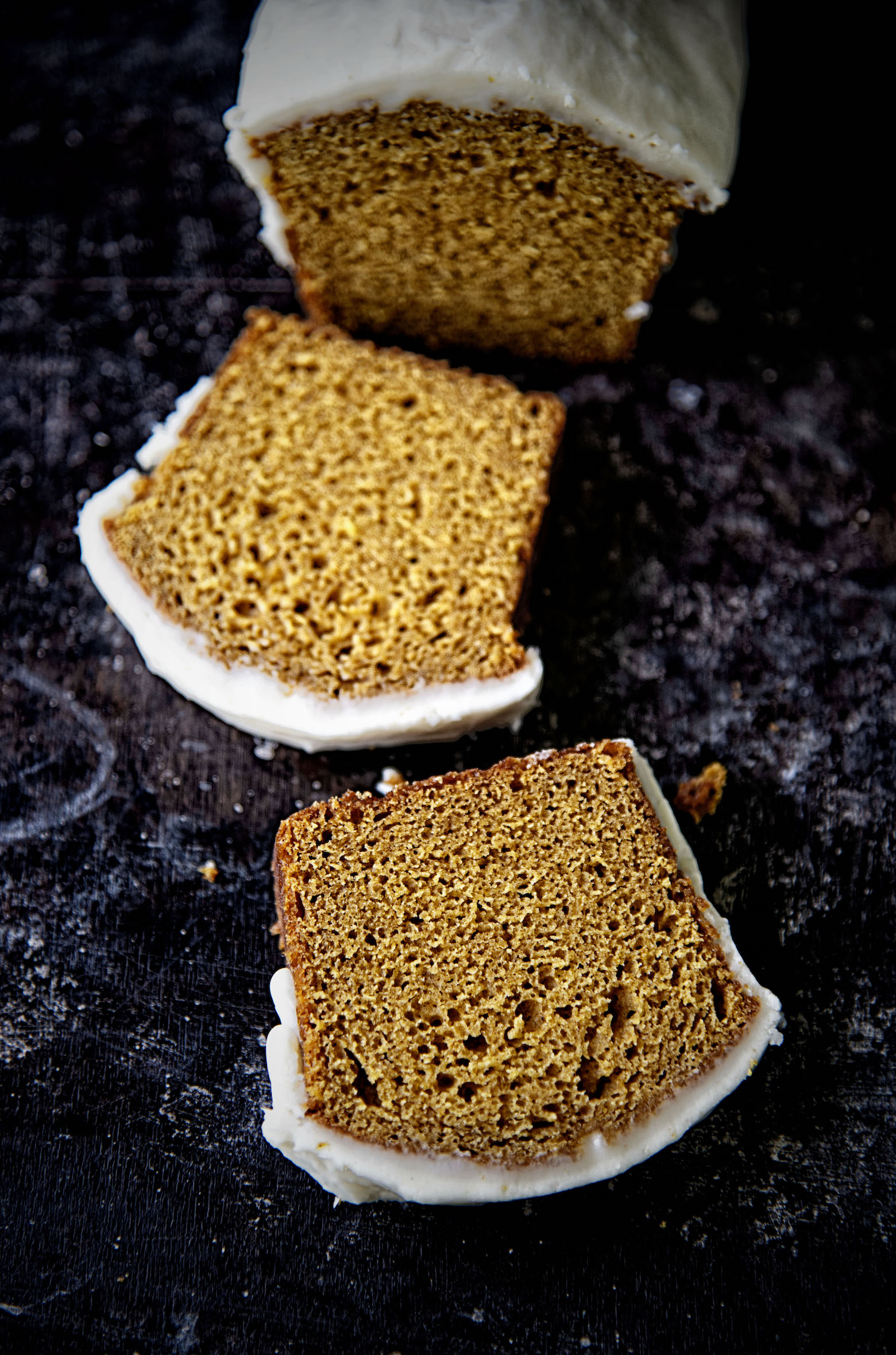 Whiskey Glazed Spiced Pumpkin Loaf 