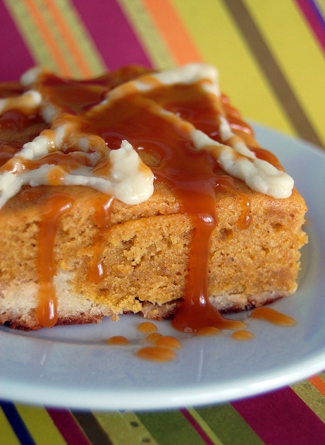 White Chocolate Pumpkin Blondies