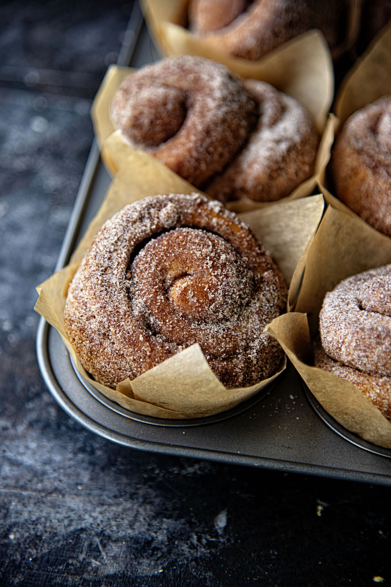 Brown Butter Cinnamon Sugar Pumpkin Brioche Buns