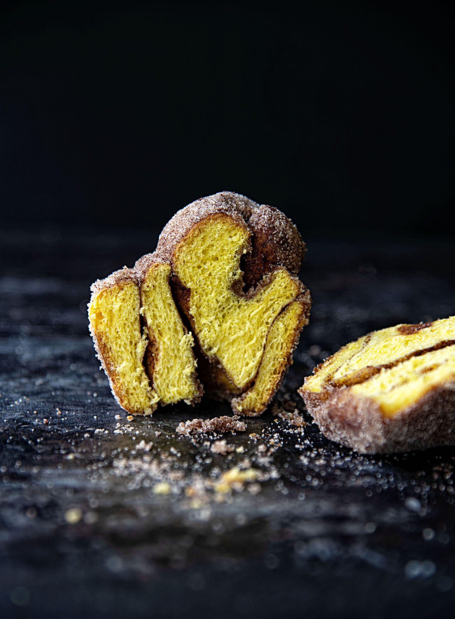 Brown Butter Cinnamon Sugar Pumpkin Brioche Buns