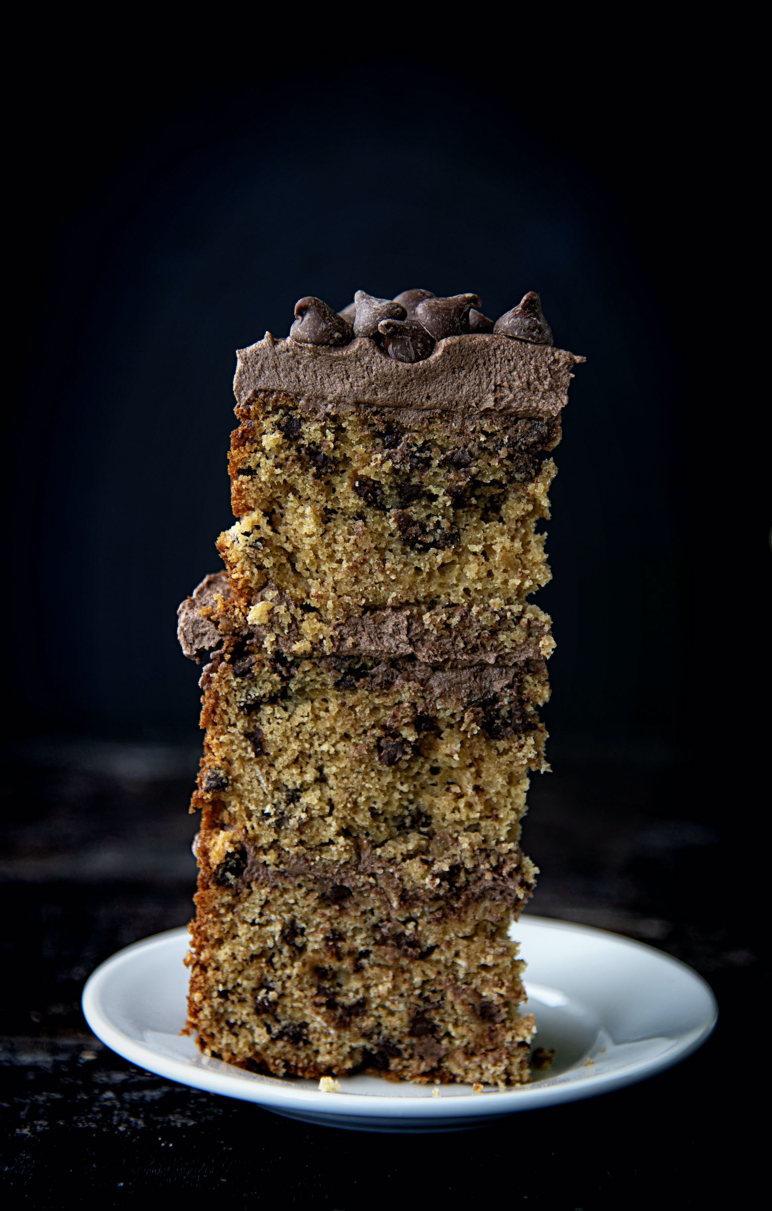 Chocolate Chip Oatmeal Cream Pie Cake