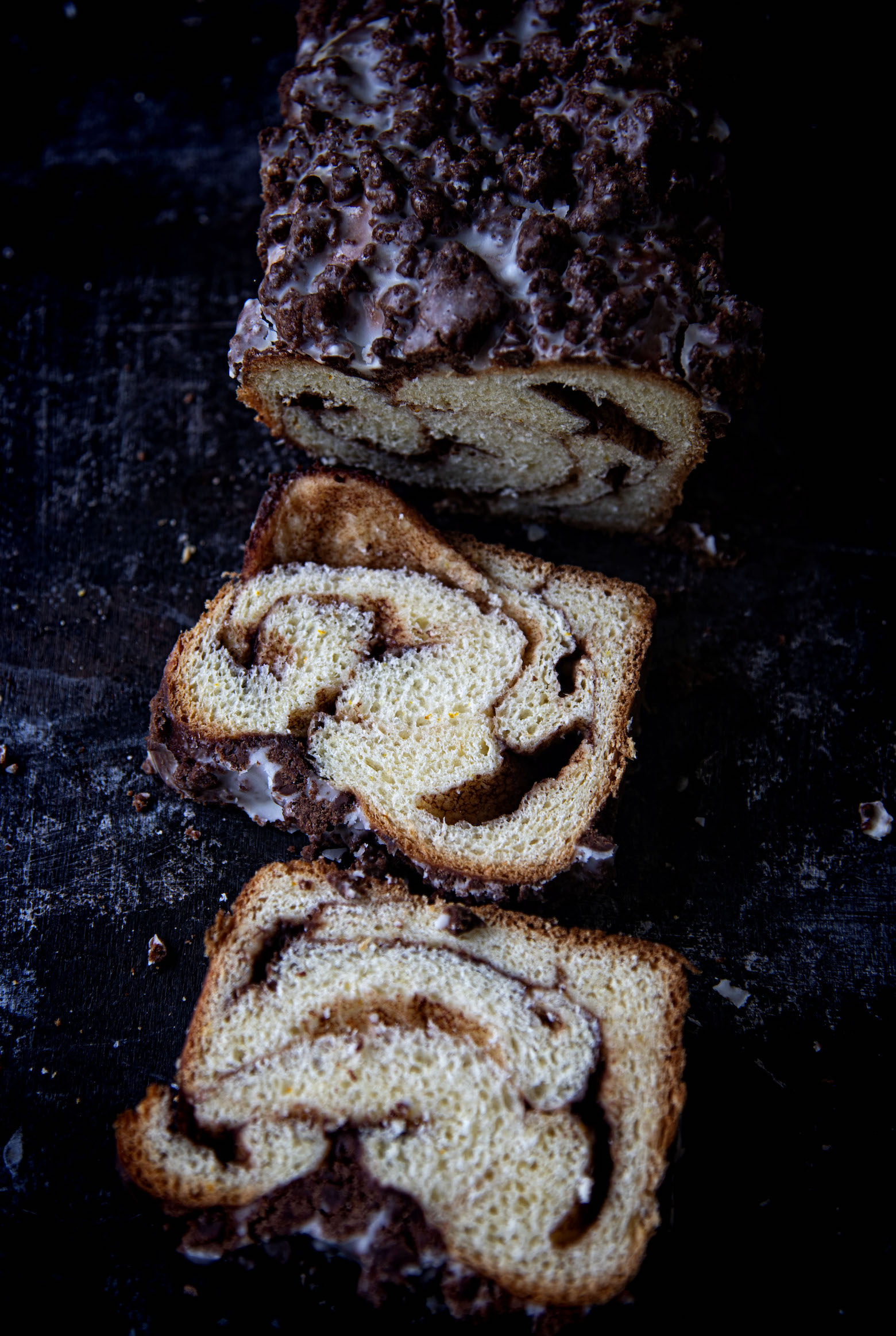 Chocolate Orange Crumb Babka