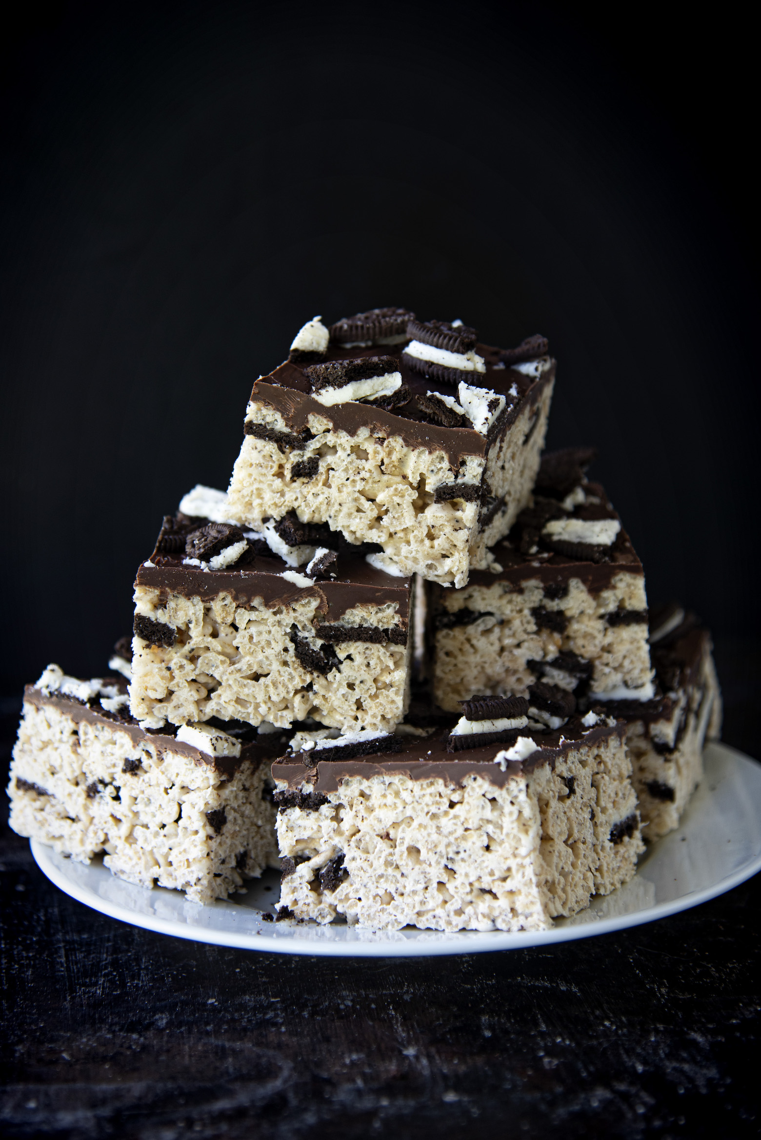 Cookies and Cream Rice Krispie Treats