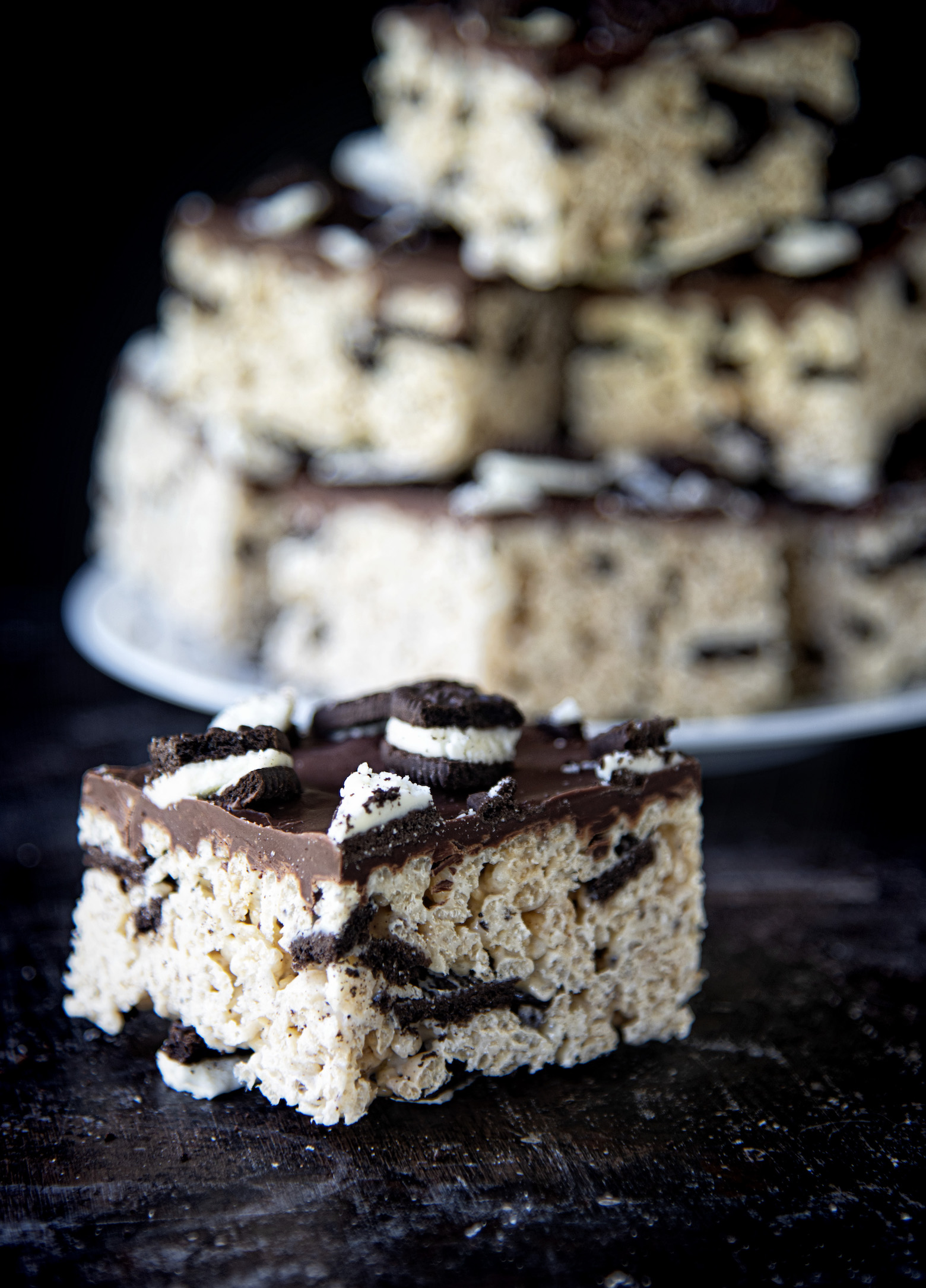 Cookies and Cream Rice Krispie Treats