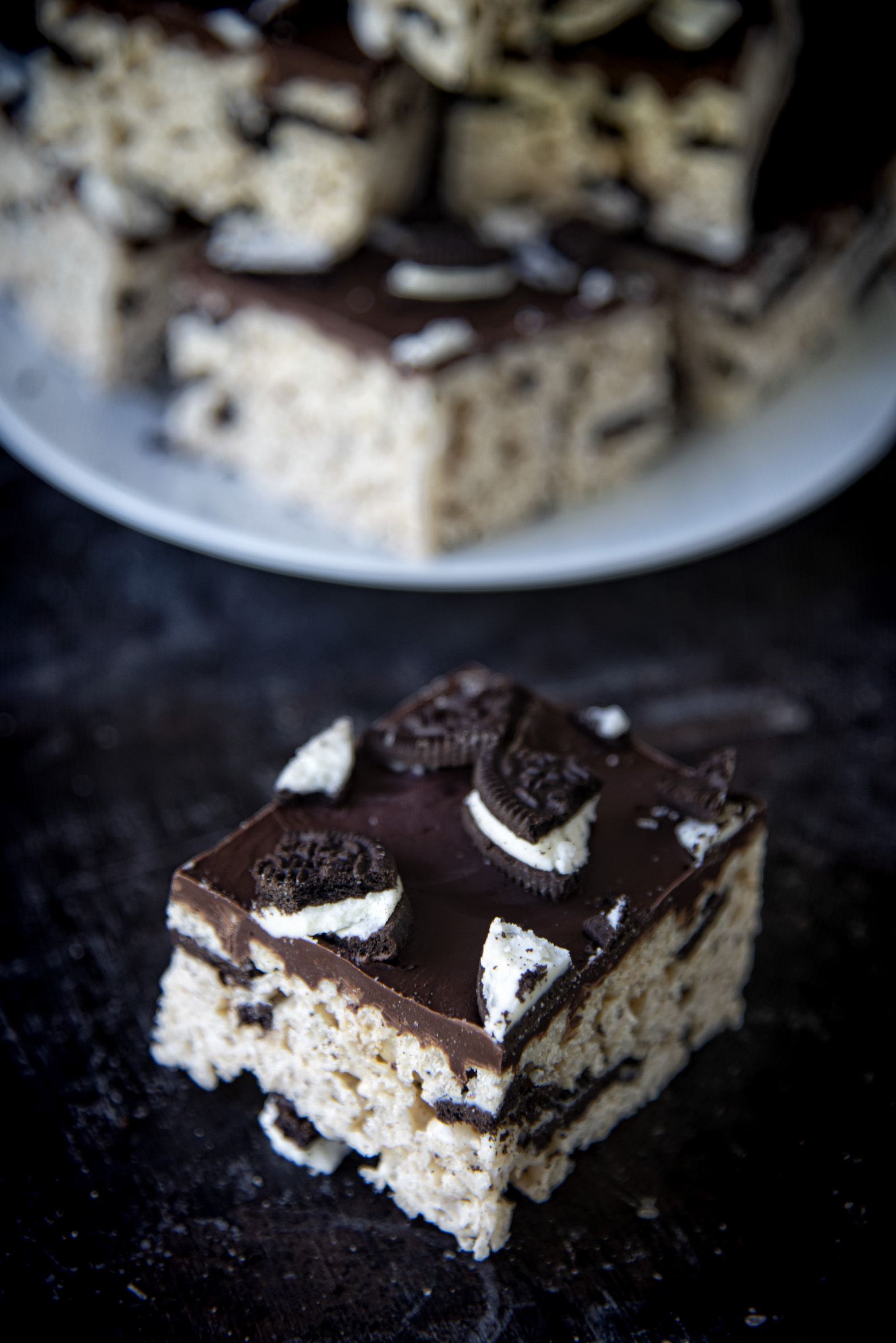 Cookies and Cream Rice Krispie Treats