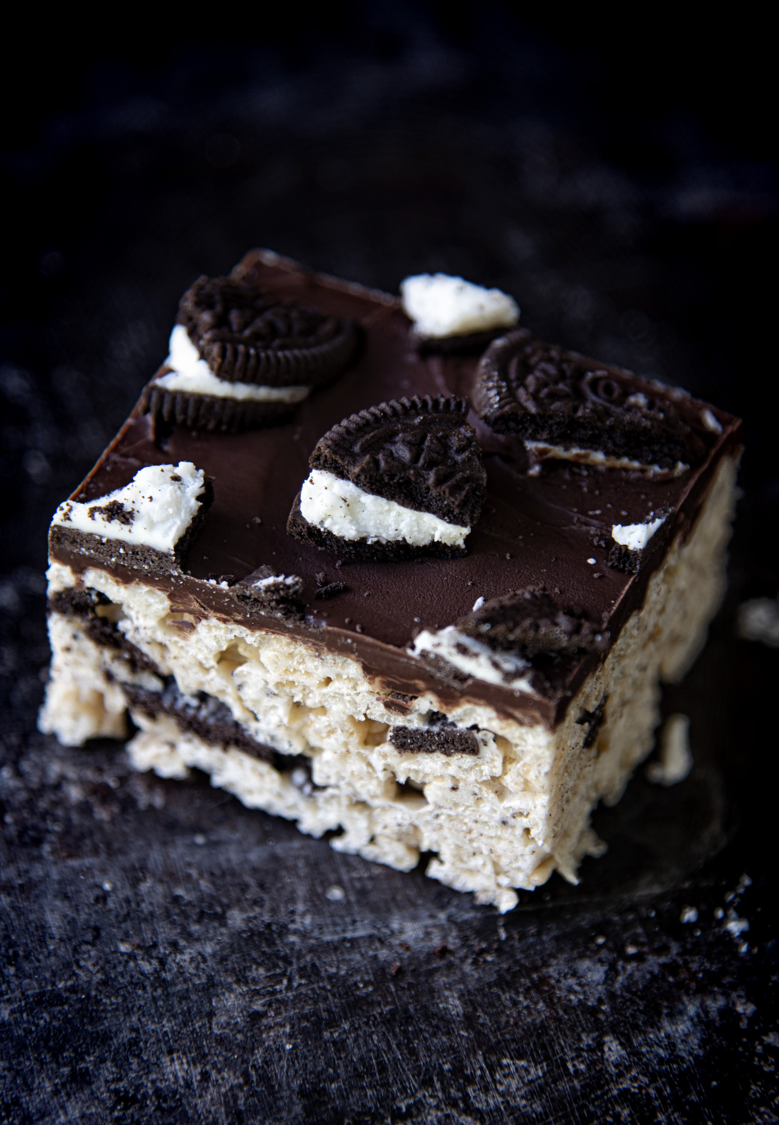 Cookies and Cream Rice Krispie Treats