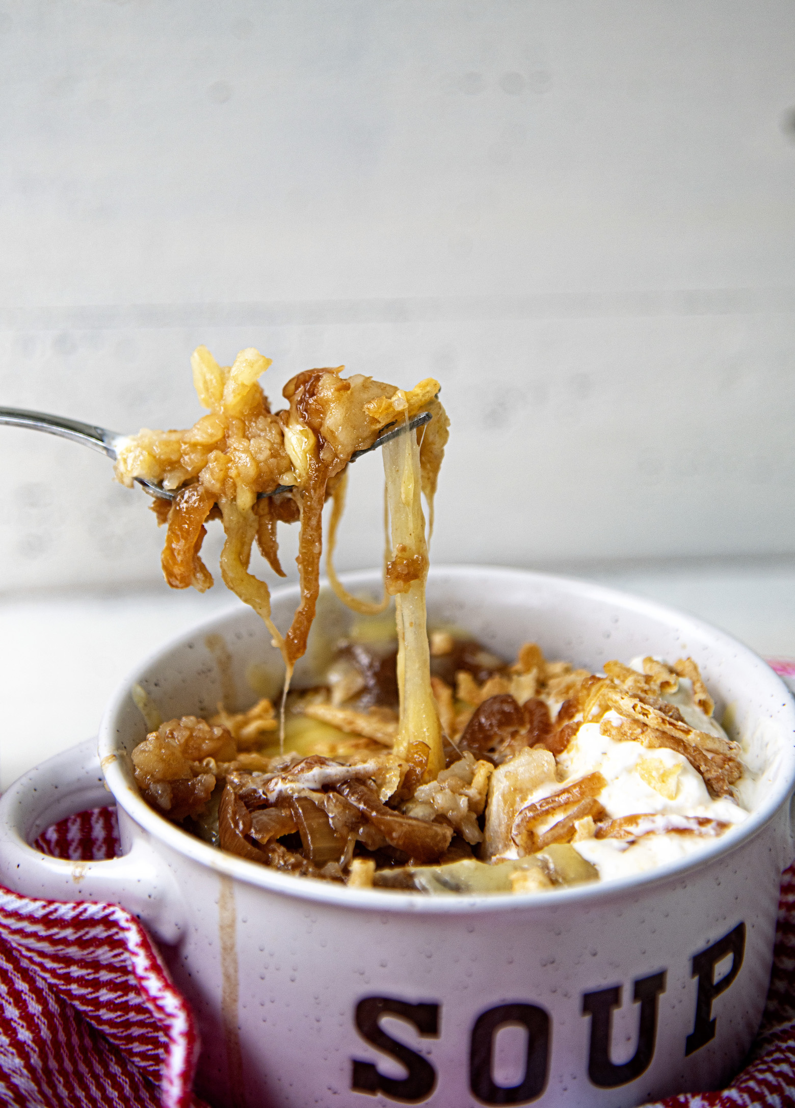 French Onion Soup Baked Potato