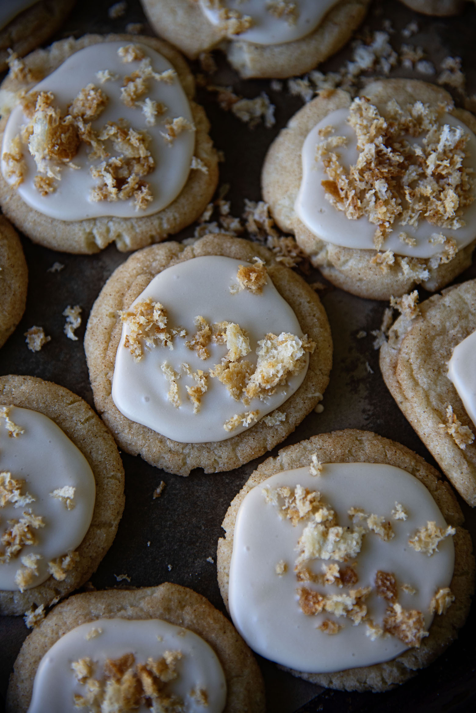 French Toast Cookies with Maple Glaze