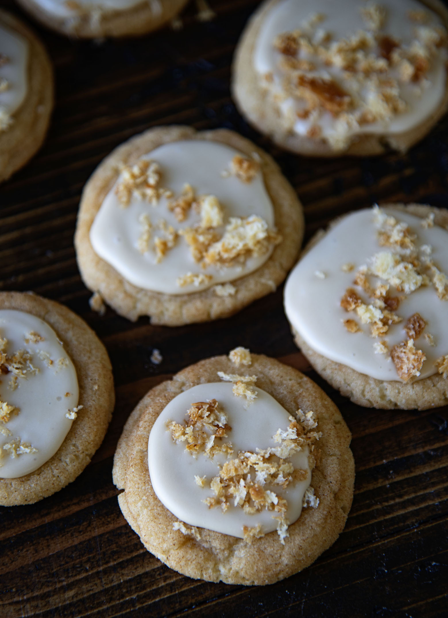 French Toast Cookies with Maple Glaze