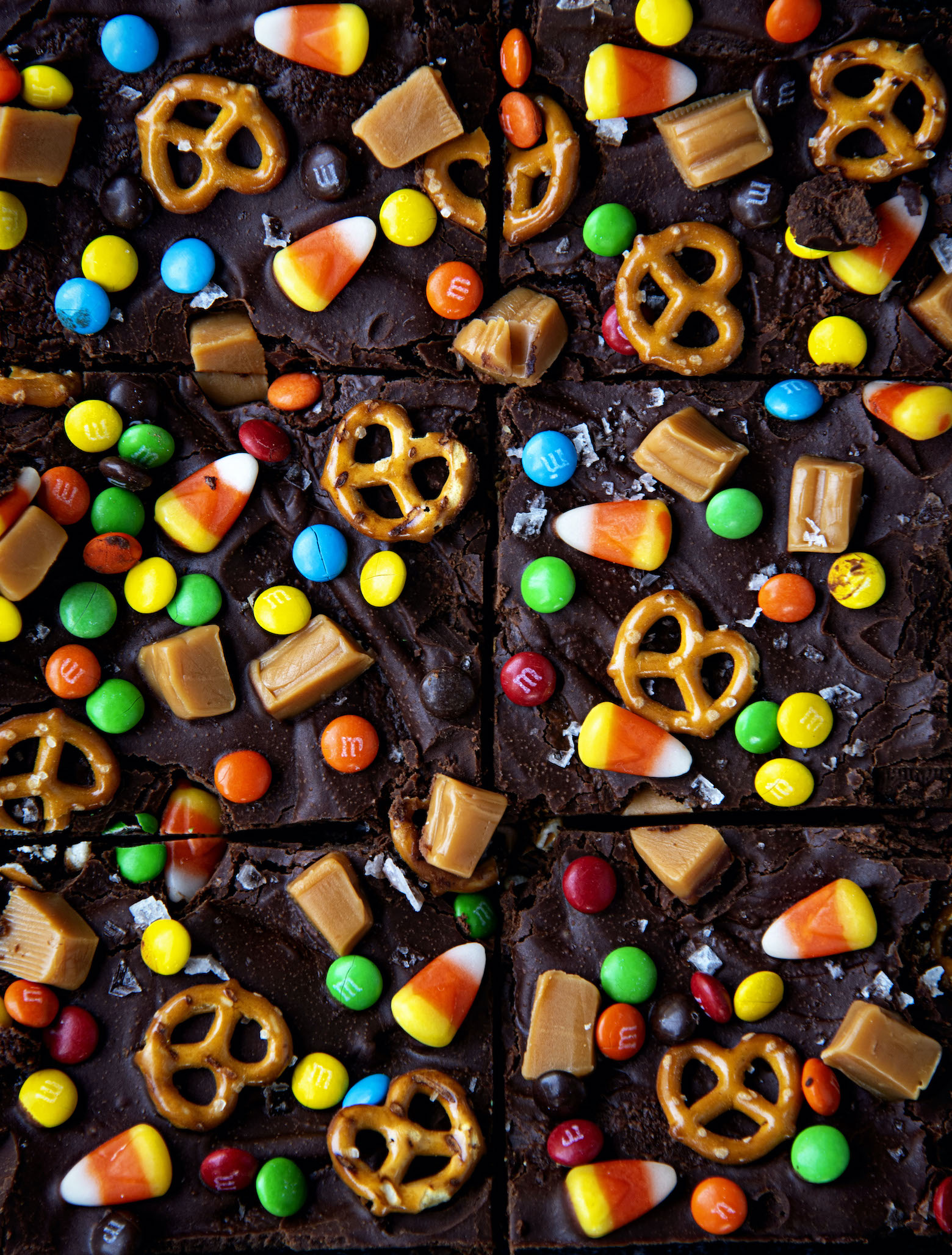 Halloween Candy Kitchen Sink Brownies