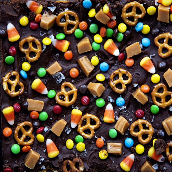 Halloween Candy Kitchen Sink Brownies