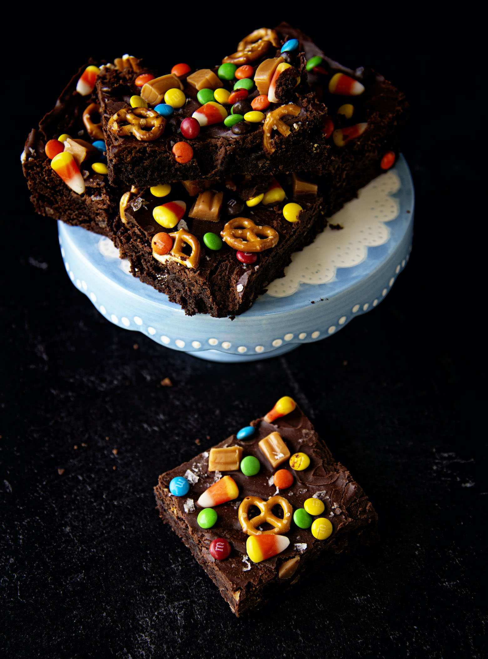 Halloween Candy Kitchen Sink Brownies