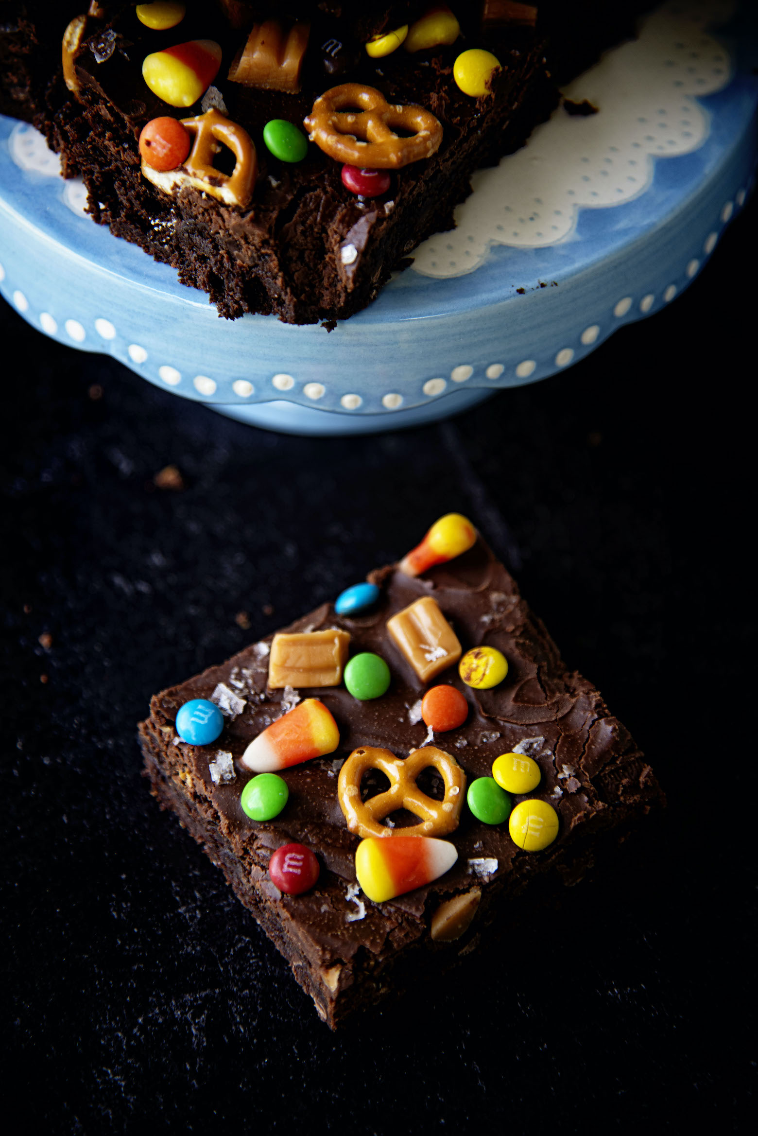 Halloween Candy Kitchen Sink Brownies