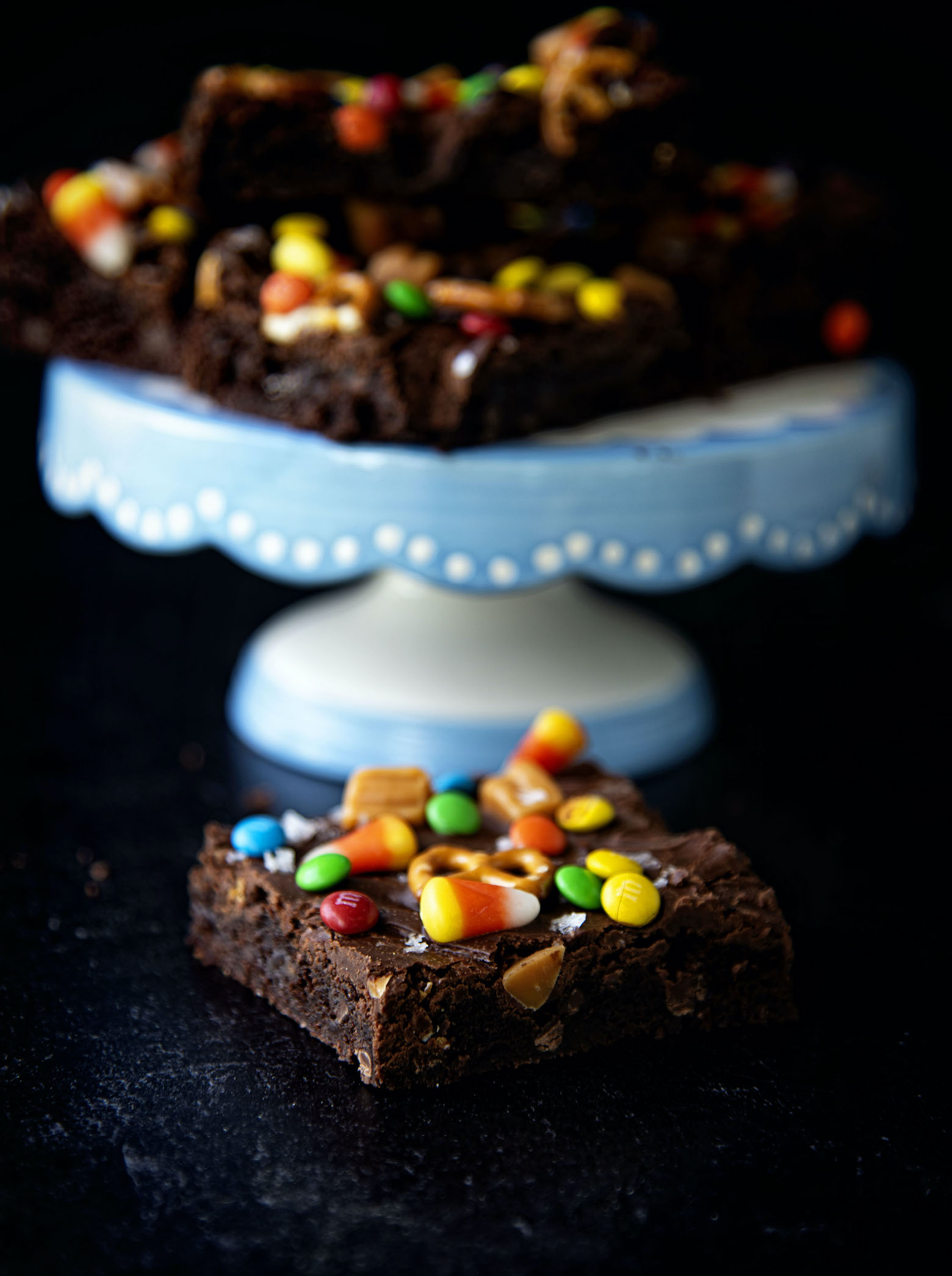 Halloween Candy Kitchen Sink Brownies