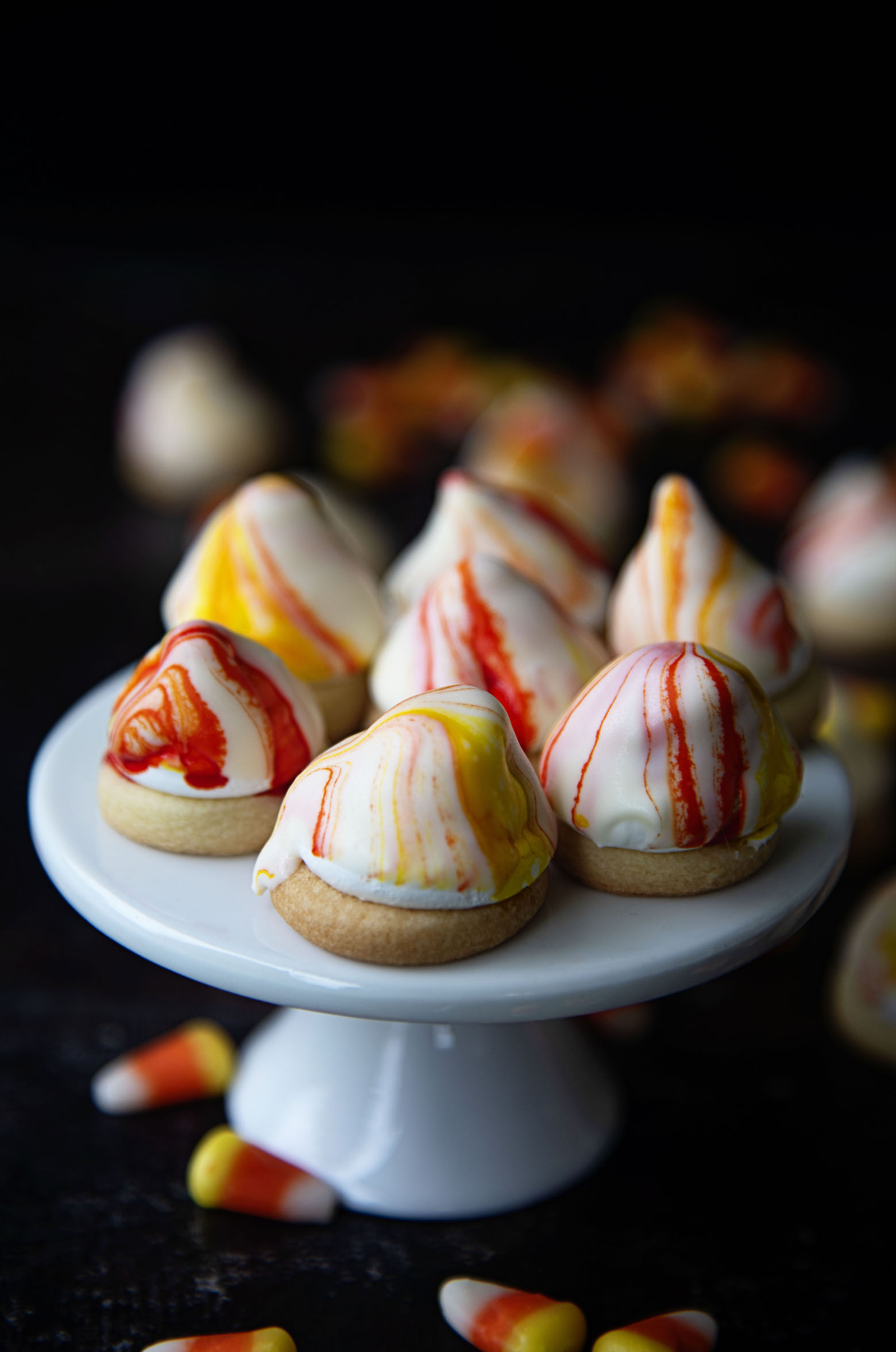 Mini Mallowmar Candy Corn Cookies