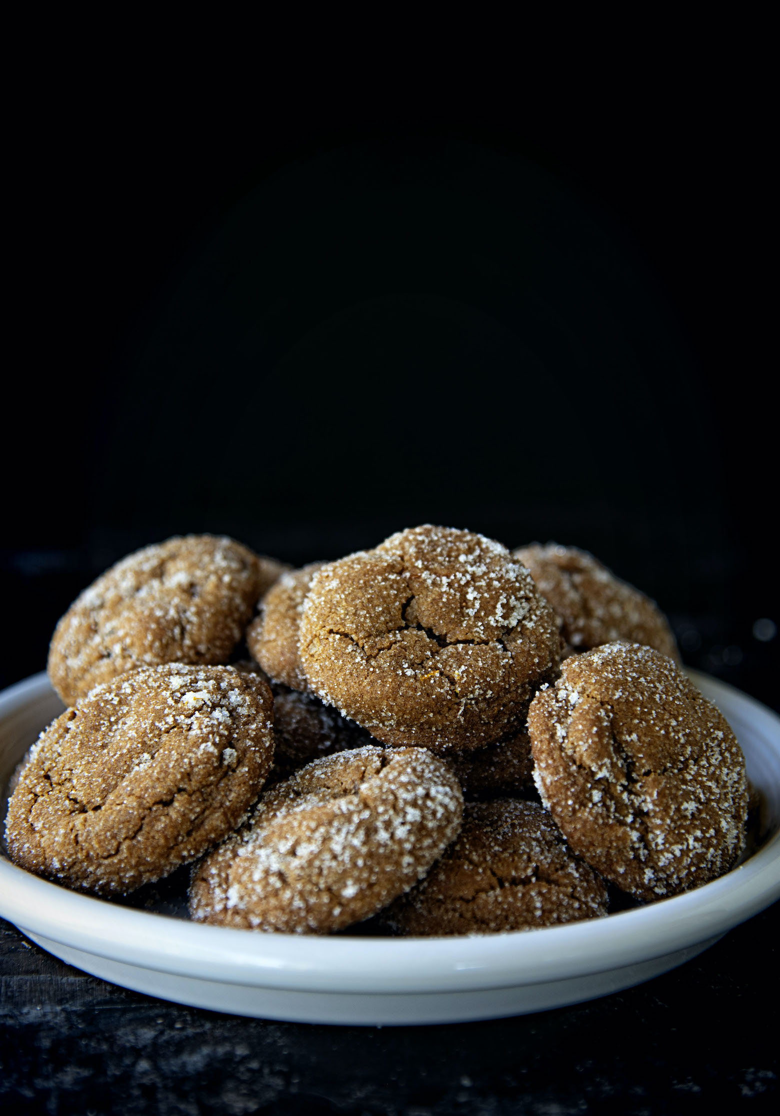 Orange Spice Molasses Cookies