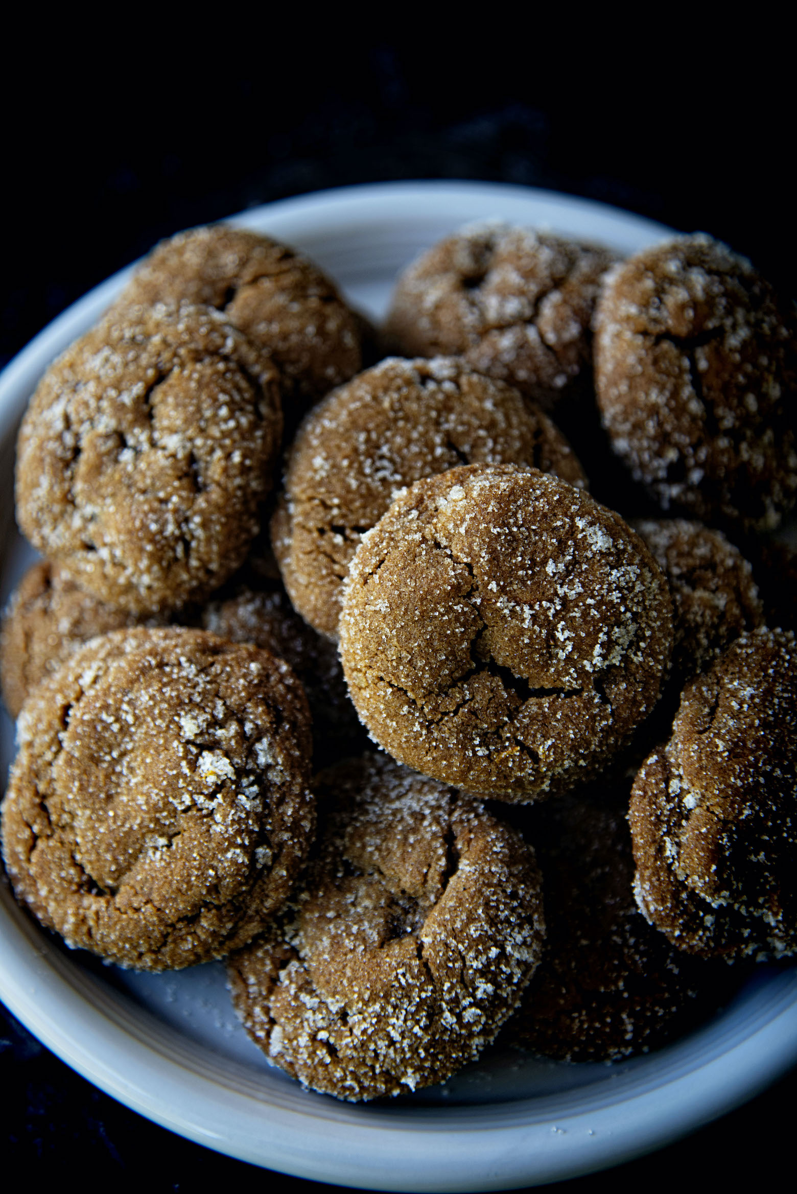 Orange Spice Molasses Cookies