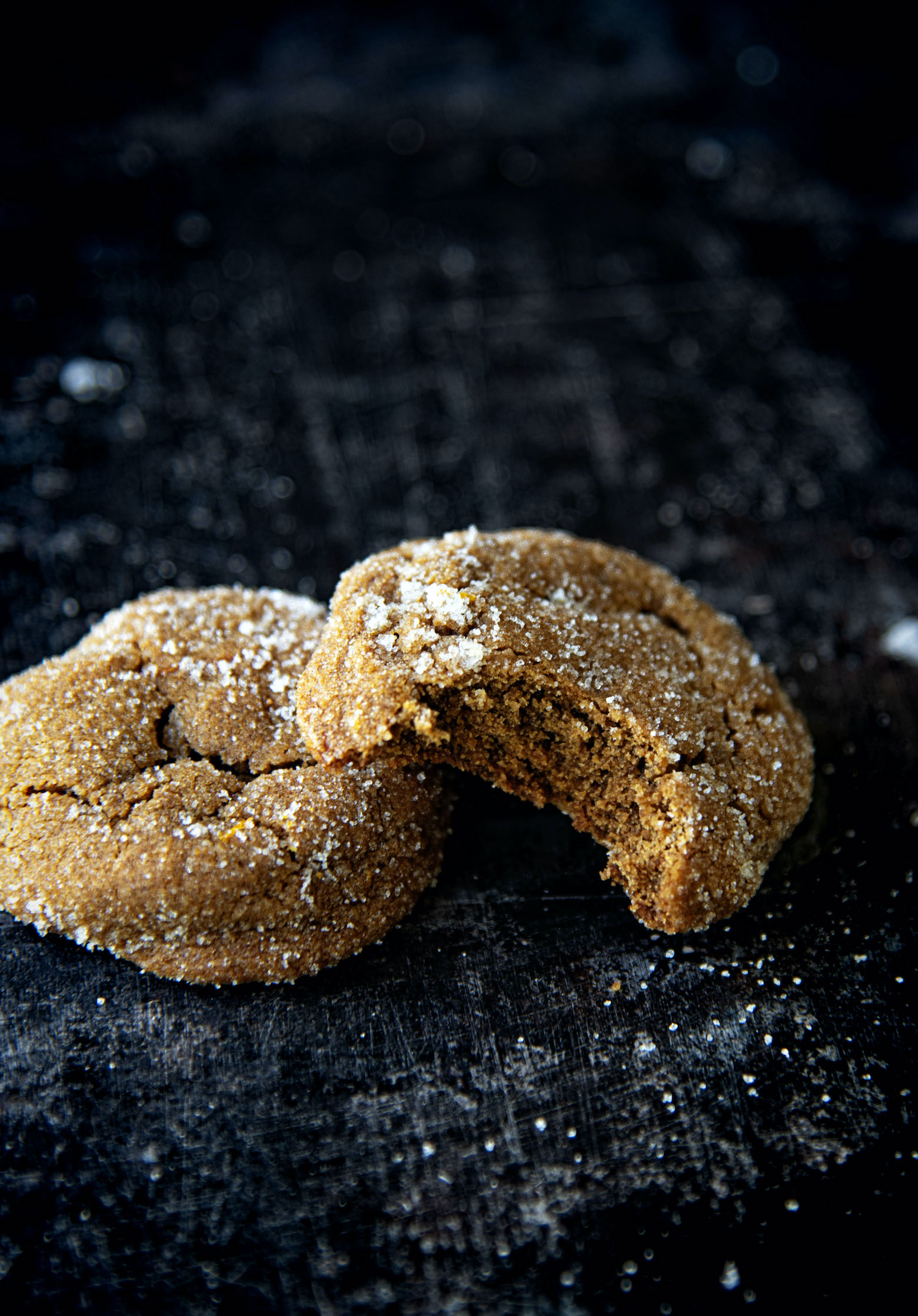 Orange Spice Molasses Cookies 