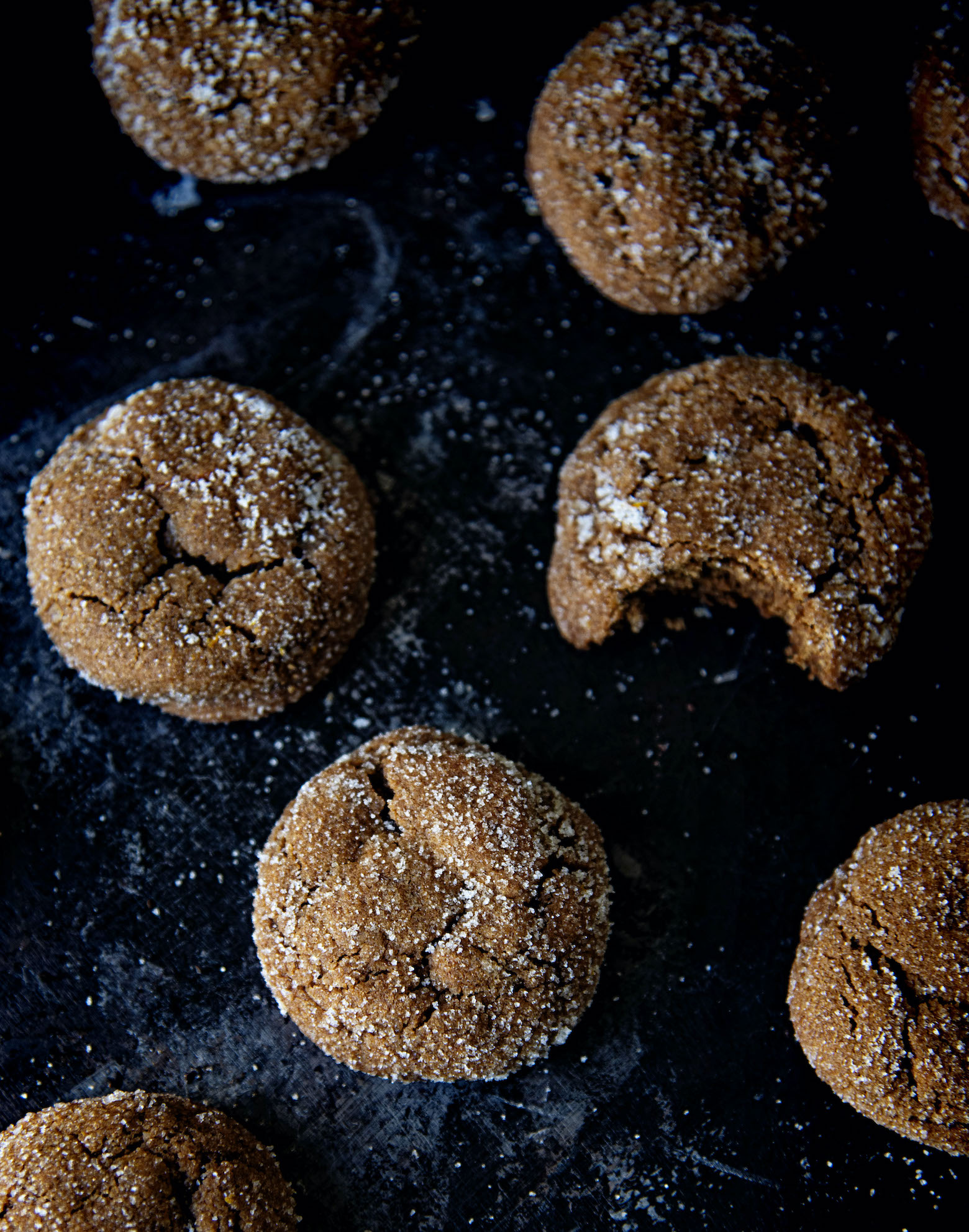 Orange Spice Molasses Cookies