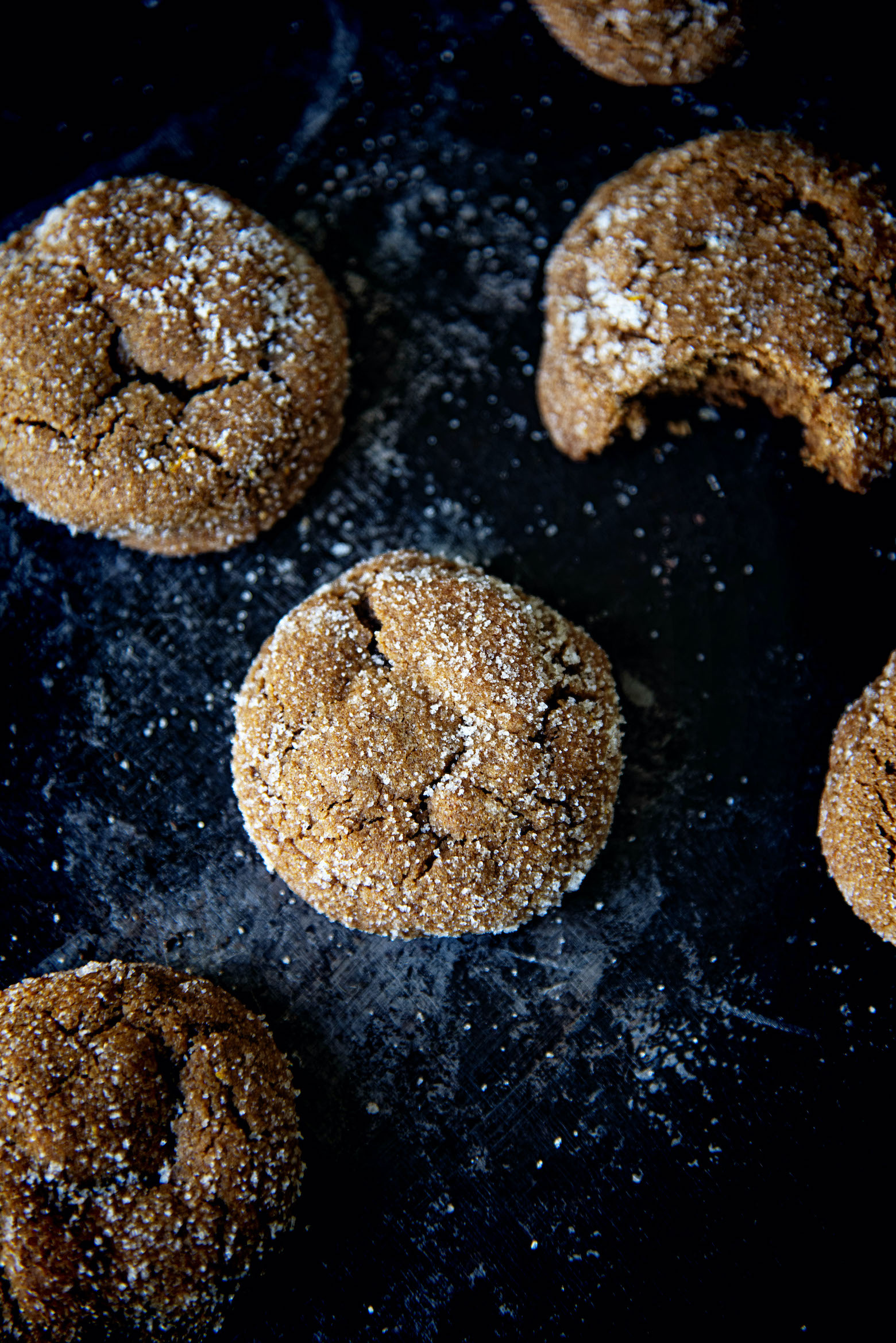 Orange Spice Molasses Cookies