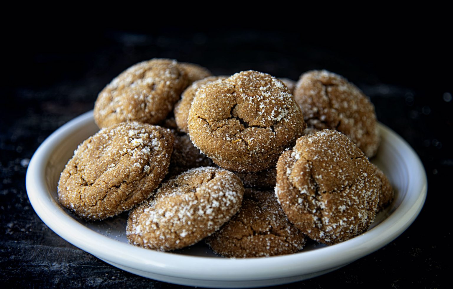 Orange Spice Molasses Cookies