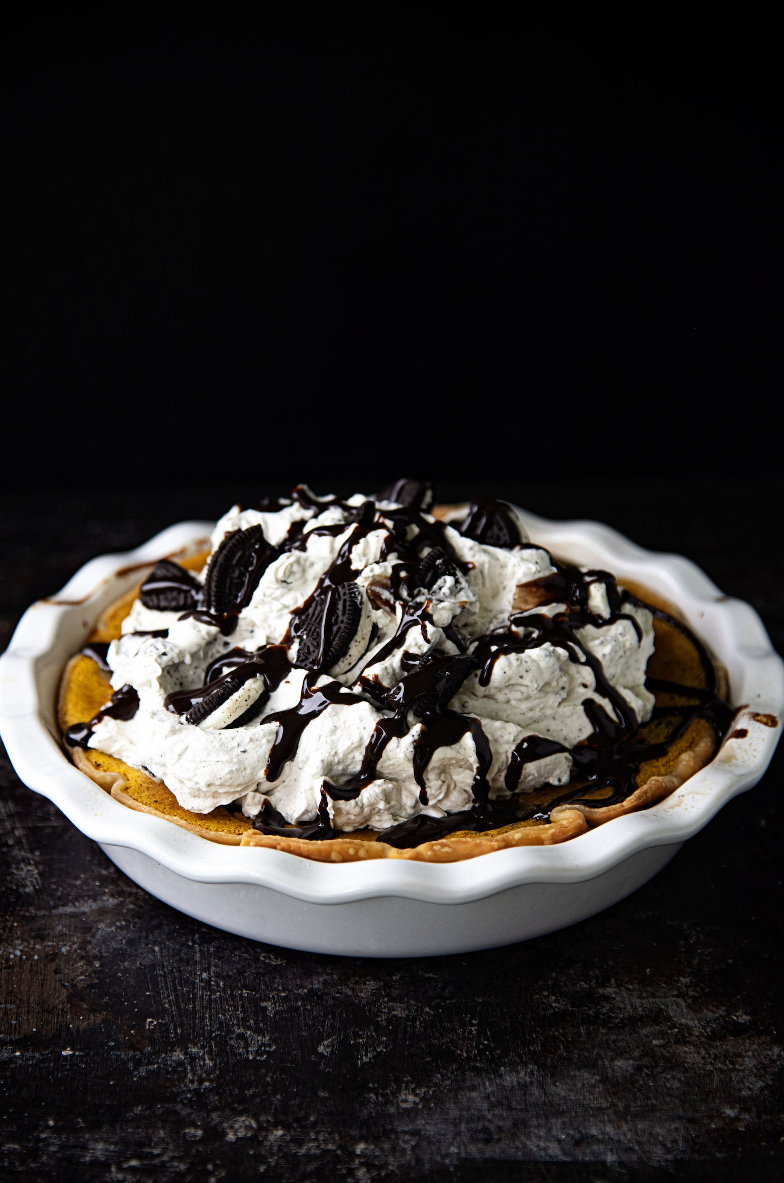 Pumpkin Oreo Cream Cheese Pie