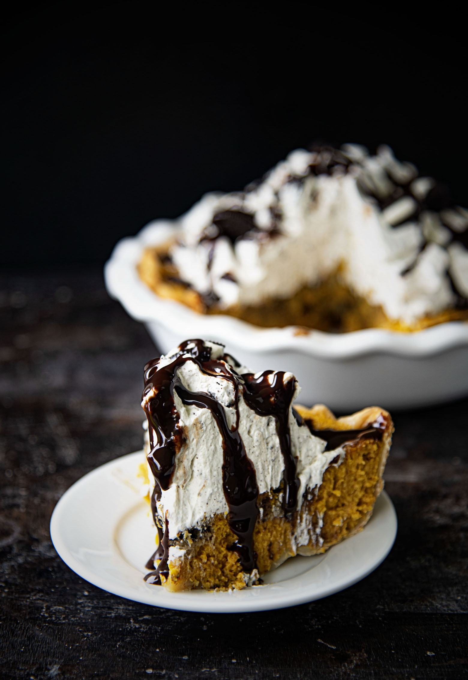 Pumpkin Oreo Cream Cheese Pie